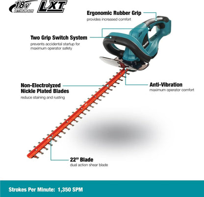 Makita DUH523Z 18V LXT Cordless Hedge Trimmer – Bare Tool